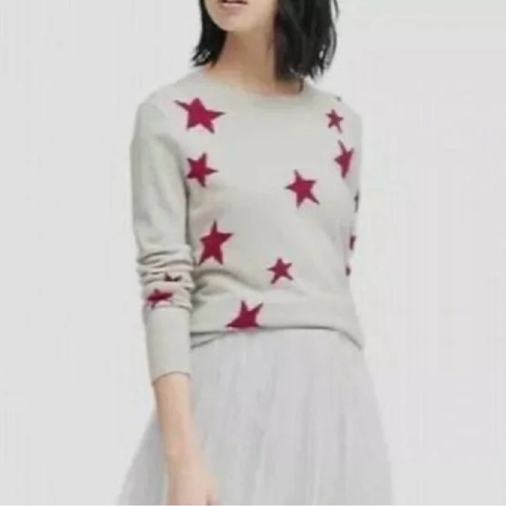 Banana Republic Light Gray Merino Sweater